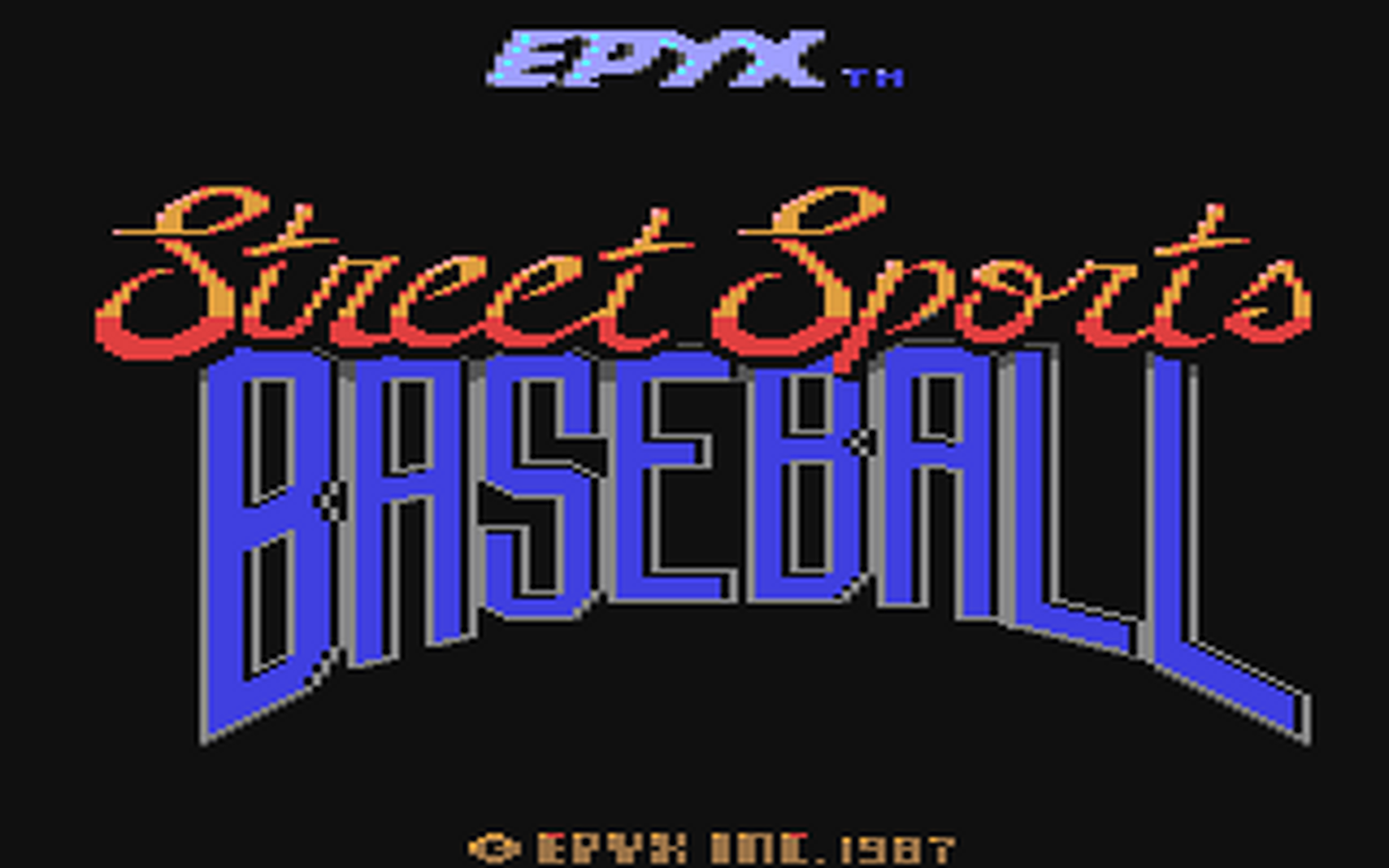 C64 GameBase Street_Sports_Baseball Epyx 1987