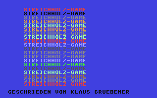 C64 GameBase Streichholz-Game