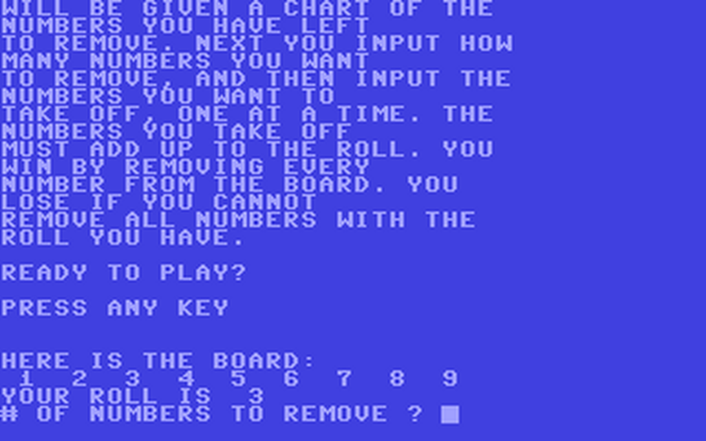 C64 GameBase Strike_9 Creative_Computing 1979