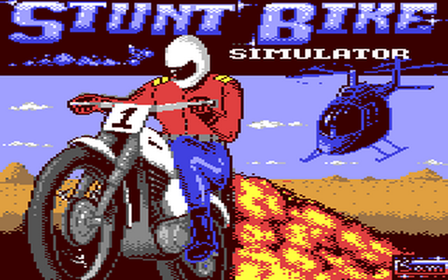 C64 GameBase Stunt_Bike_Simulator Silverbird 1988