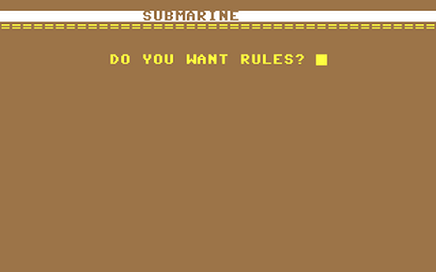 C64 GameBase Submarine Robtek_Ltd. 1986