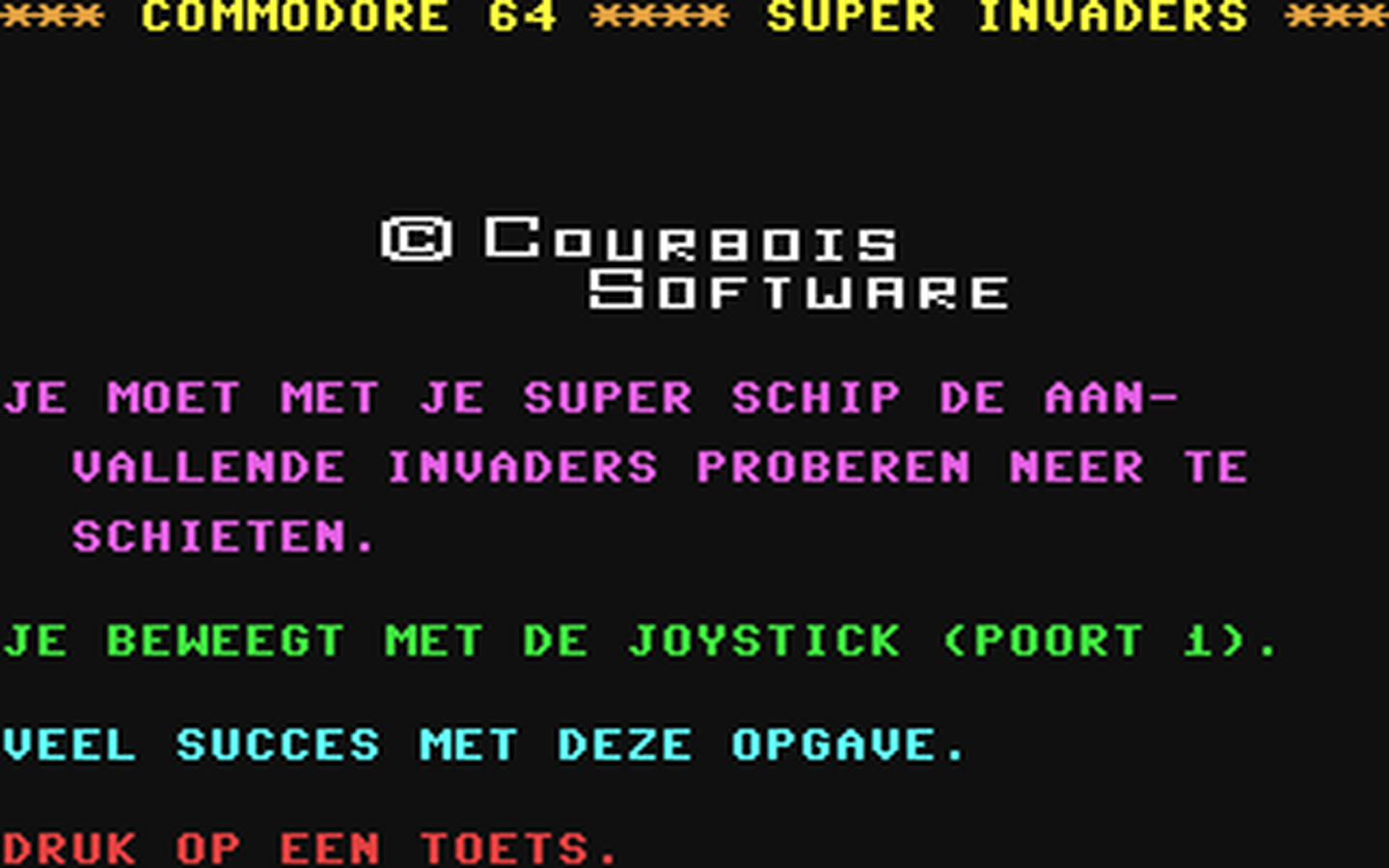 C64 GameBase Super_Invaders Courbois_Software 1984