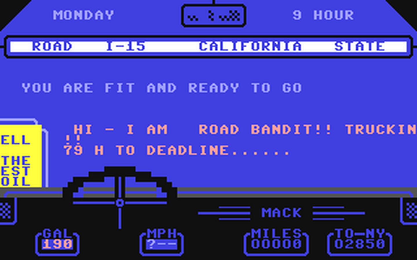 C64 GameBase Trucking_USA (Not_Published)