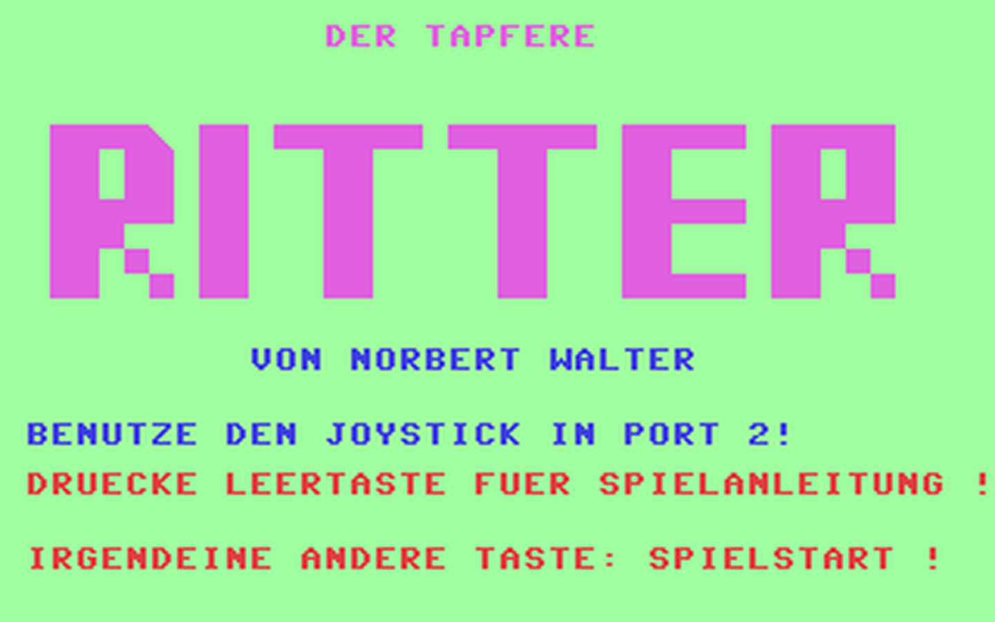 C64 GameBase Tapfere_Ritter,_Der