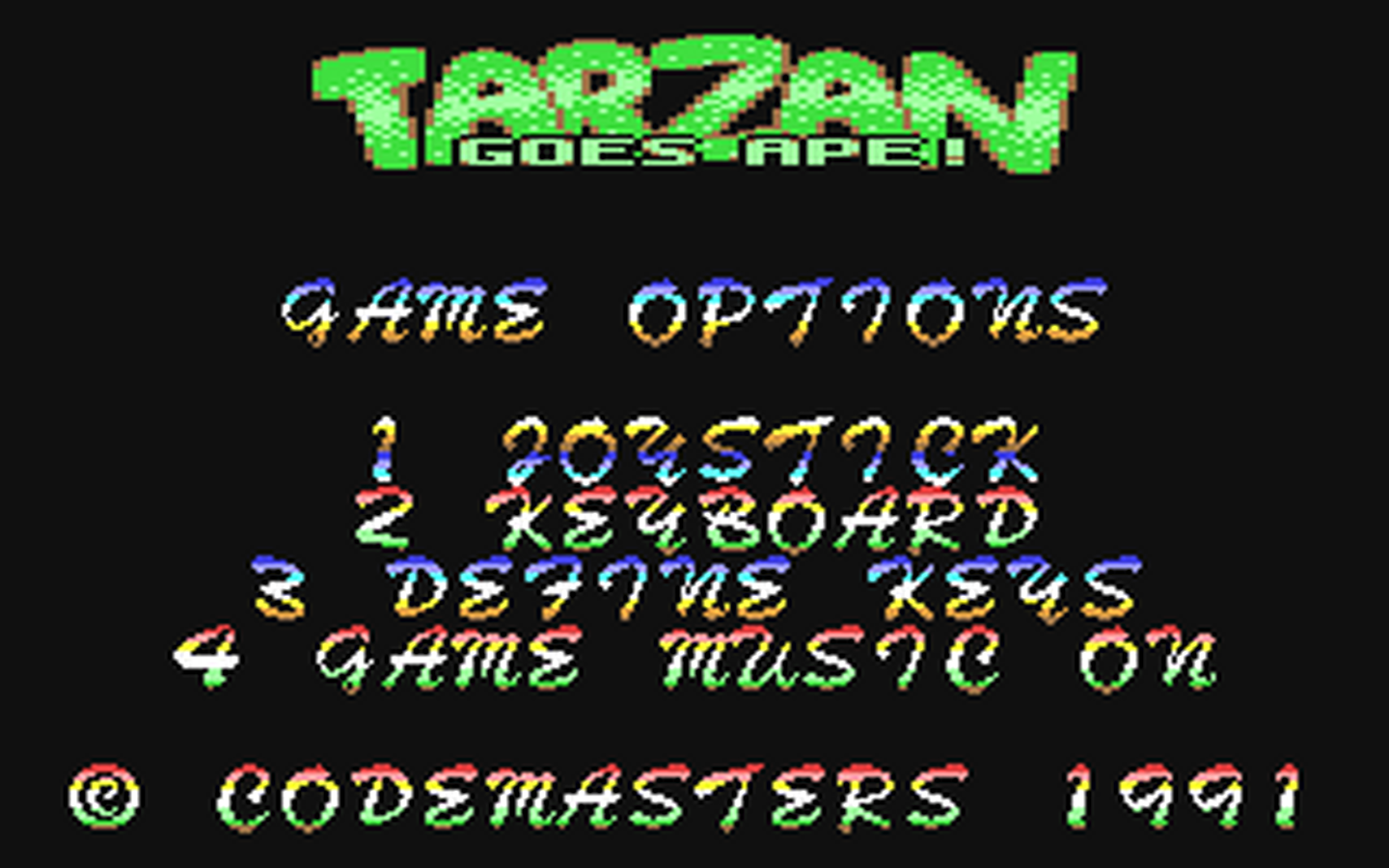 C64 GameBase Tarzan_Goes_Ape! Codemasters 1991