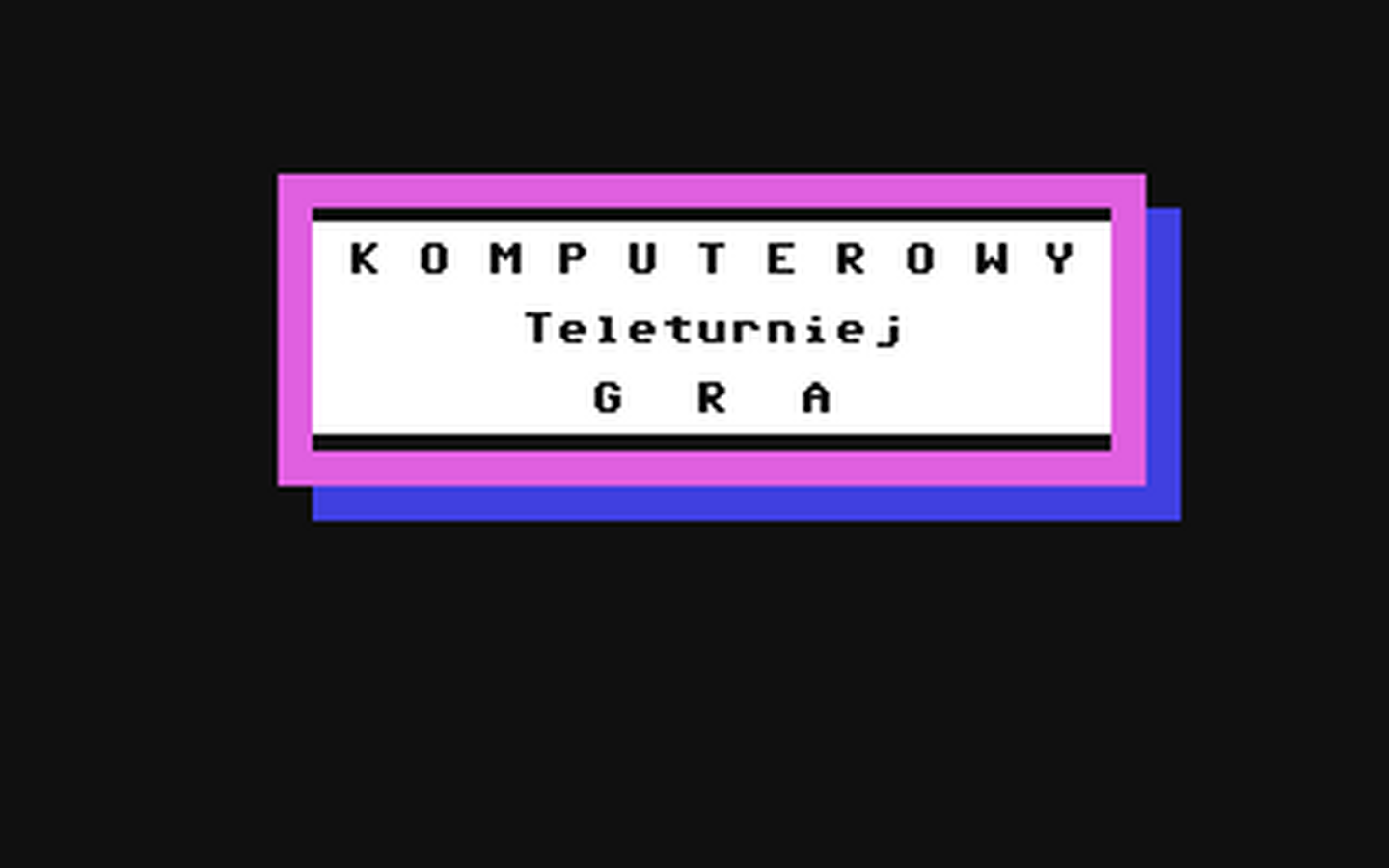 C64 GameBase Teleturniej_Gra Biuro_Informatyczno_Wydawnicze_(BIW)