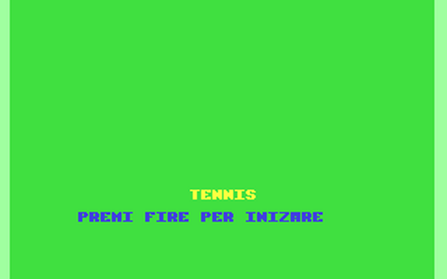 C64 GameBase Tennis Linguaggio_Macchina/TuttoComputer 1985