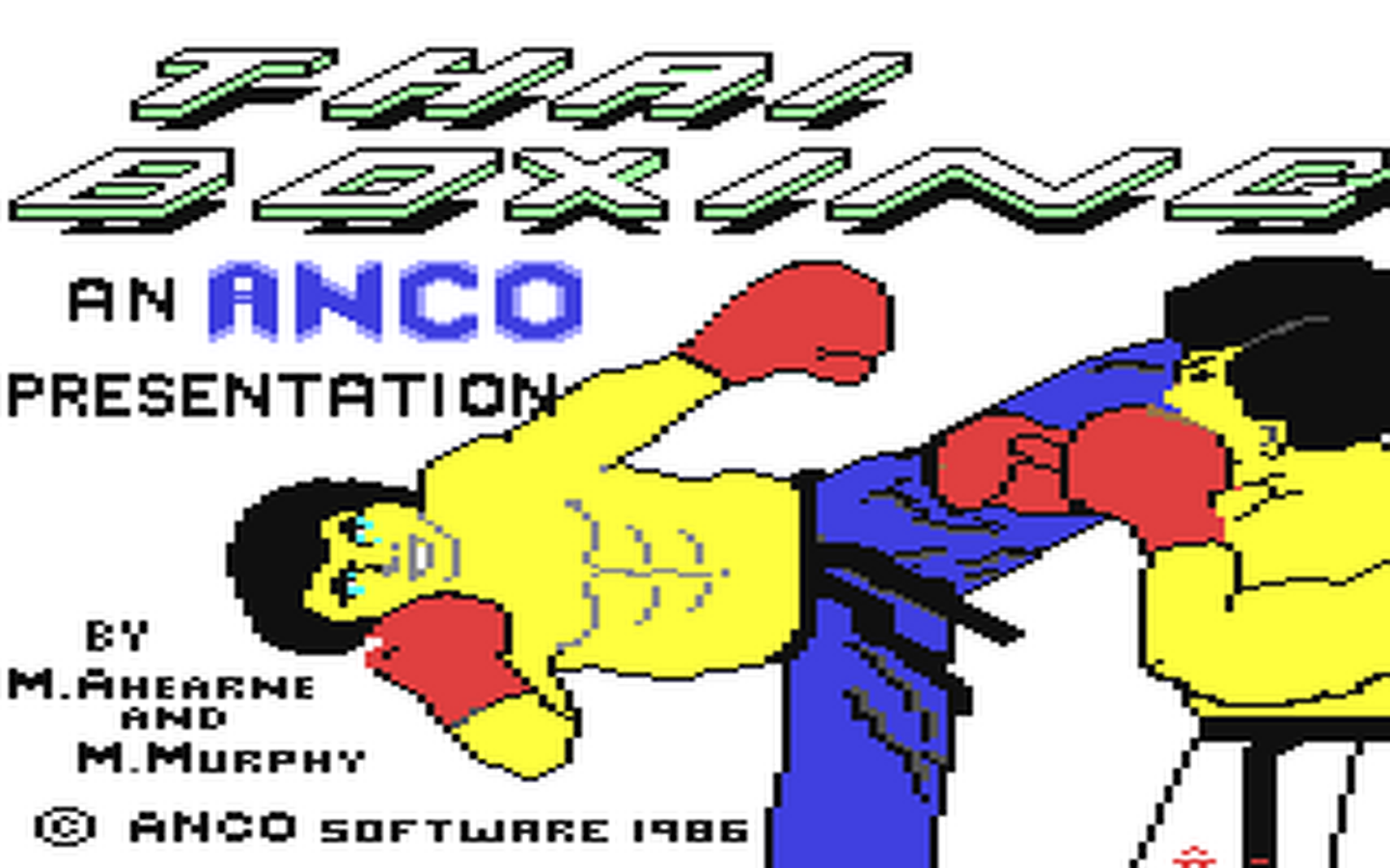 C64 GameBase Thai_Boxing Anco 1986