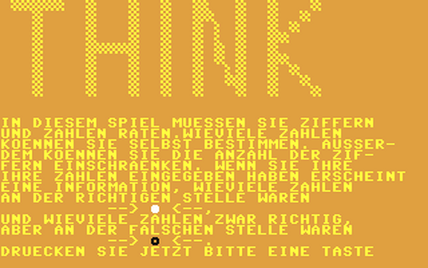 C64 GameBase Think Markt_&_Technik/Computer_Persönlich 1984