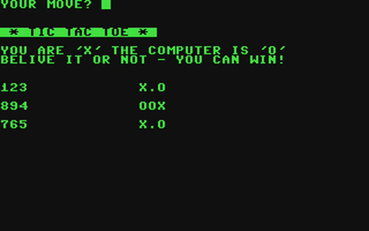C64 GameBase Tic_Tac_Toe