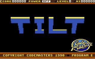 C64 GameBase Tilt Codemasters 1990