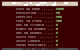 C64 GameBase Titania_Base Tergeste_Software_(Tergestesoft) 1985