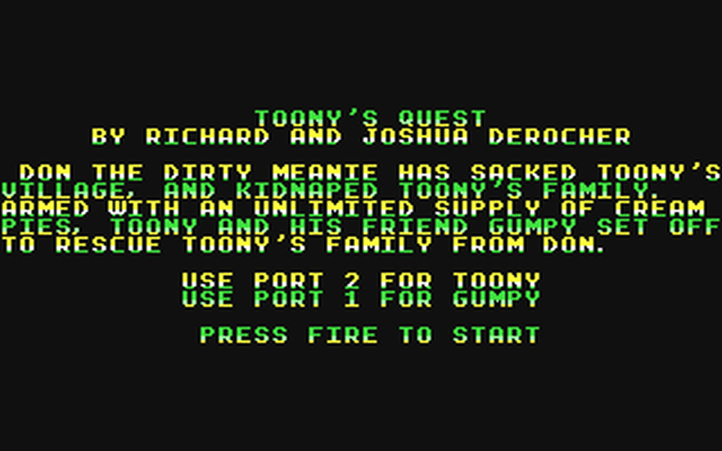 C64 GameBase Toony's_Quest (Created_with_SEUCK) 2006