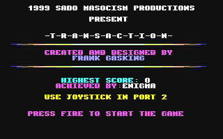 C64 GameBase Transaction (Public_Domain) 1999