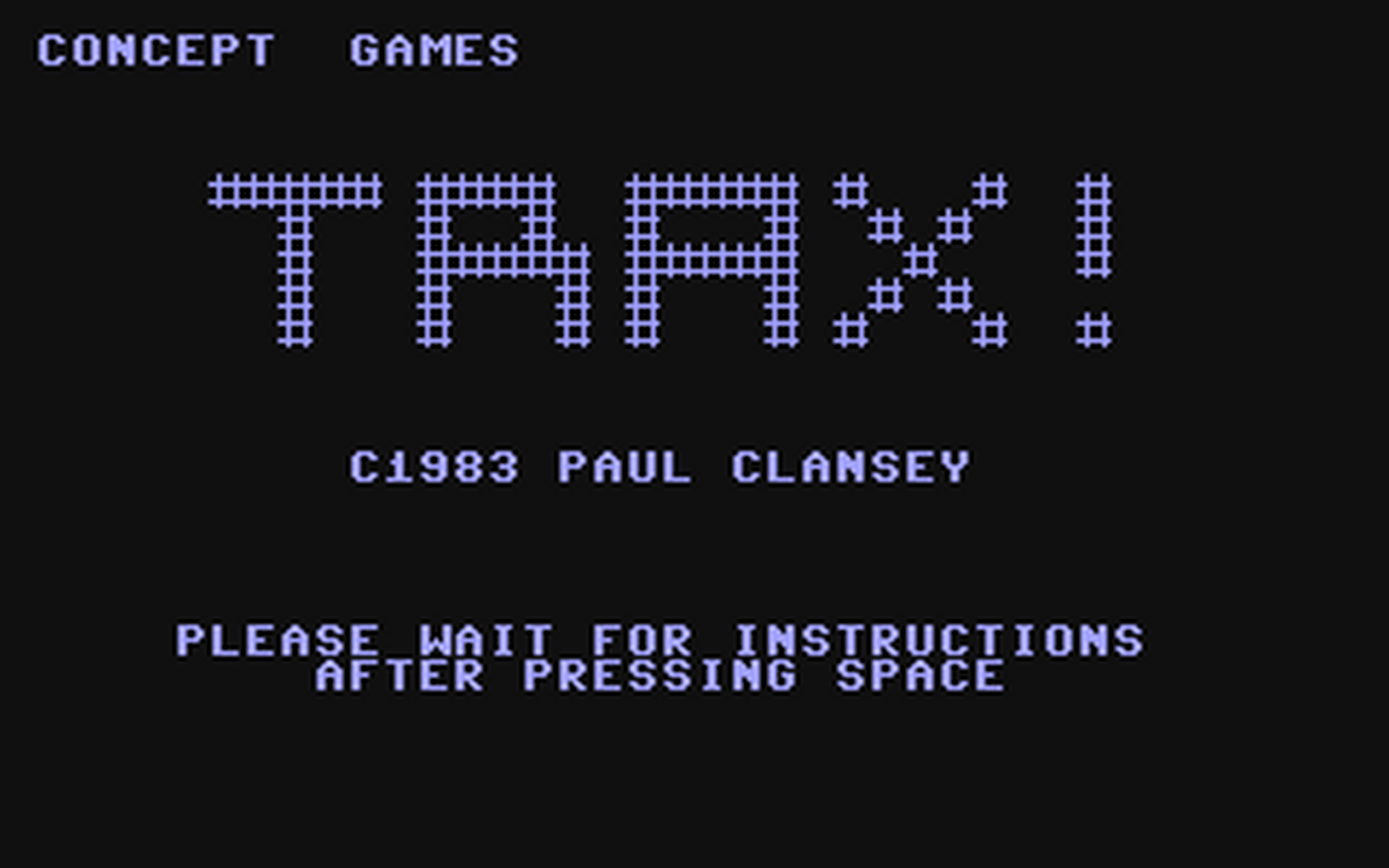 C64 GameBase Trax! Concept_Software 1983