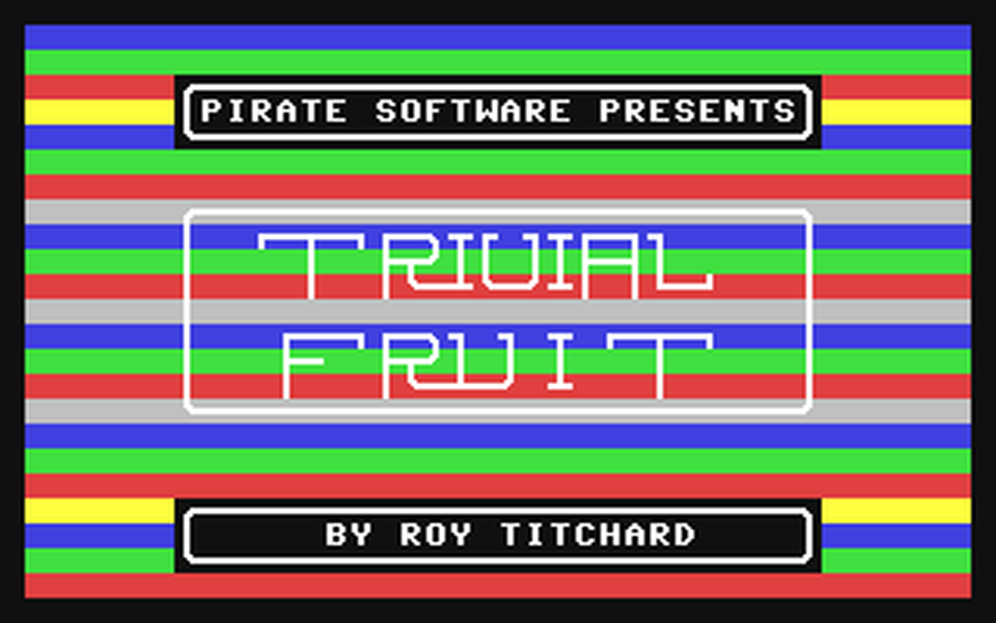 C64 GameBase Trivial_Fruit Pirate_Software 1988
