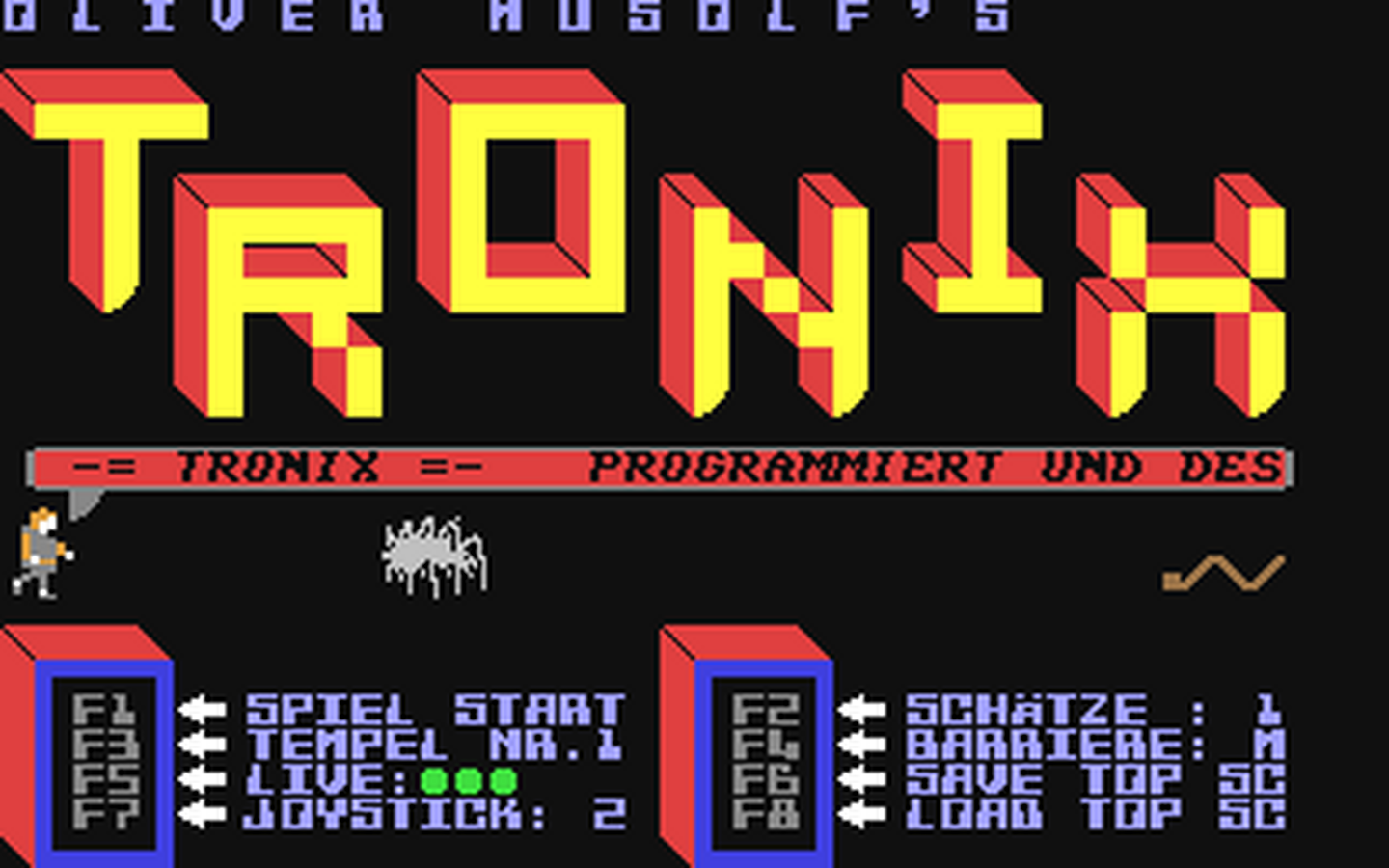 C64 GameBase Tronix 1984