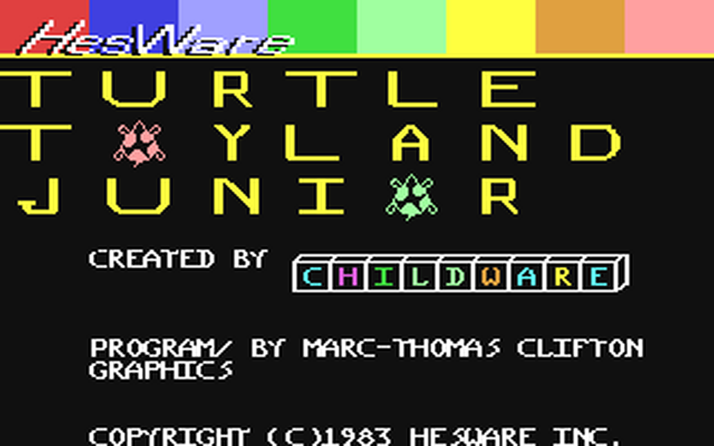 C64 GameBase Turtle_Toyland_Junior HesWare_(Human_Engineered_Software) 1984