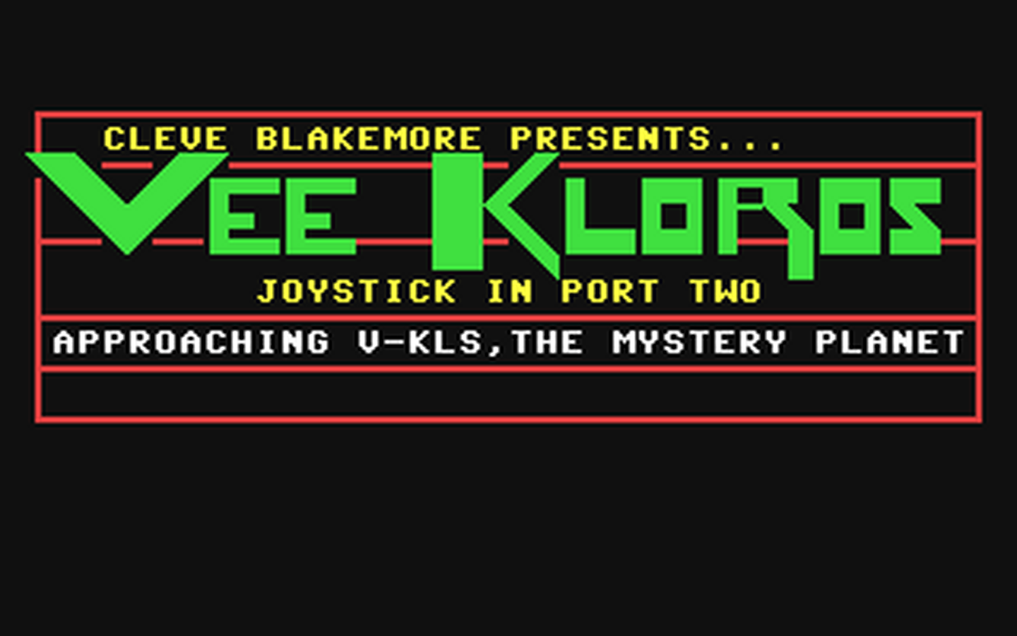 C64 GameBase Vee_Kloros Ahoy!/Ion_International,_Inc. 1988