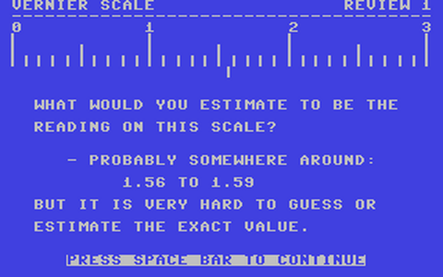 C64 GameBase Vernier_Scale Commodore_Educational_Software 1983