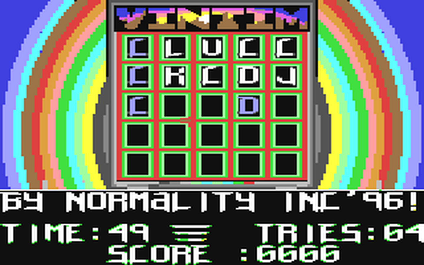 C64 GameBase Vin_Tim (Public_Domain) 1996