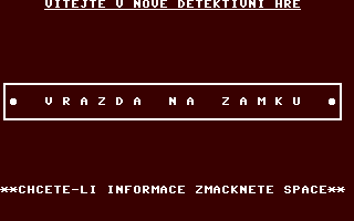 C64 GameBase Vrazda_na_zamku MS_Software 1991