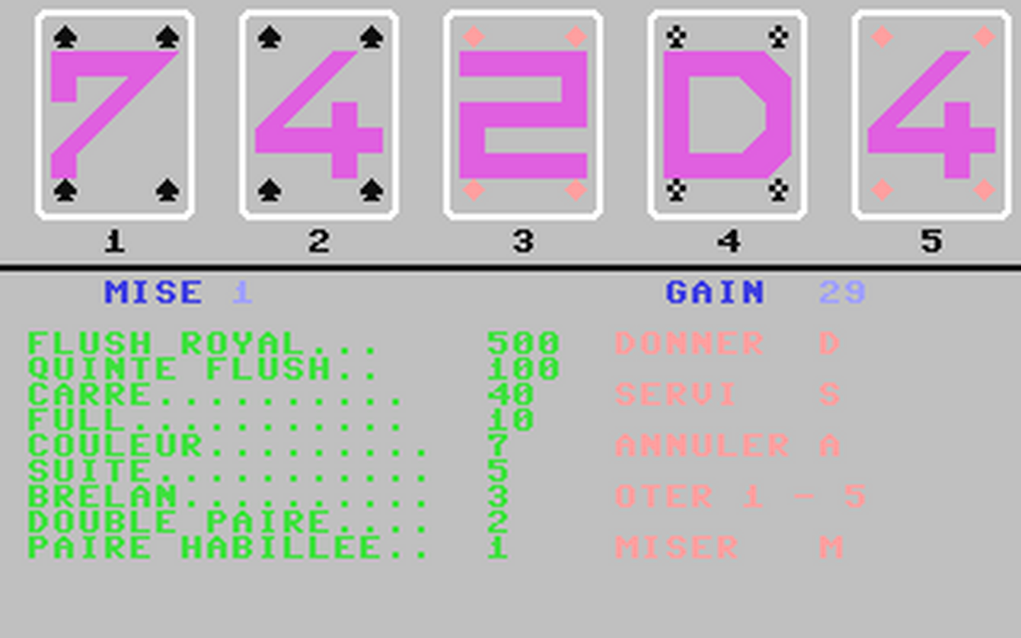 C64 GameBase Winner_Poker Hebdogiciel 1985