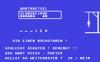 C64 GameBase Worträtsel