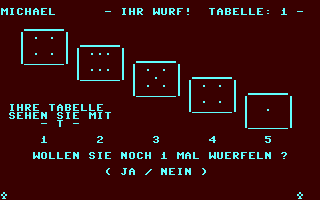 C64 GameBase Würfelpoker