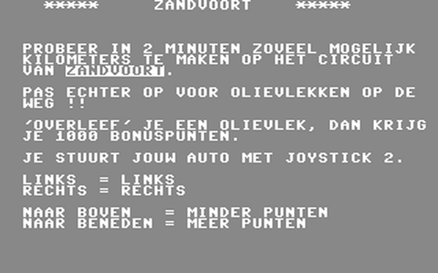 C64 GameBase Zandvoort Courbois_Software 1983
