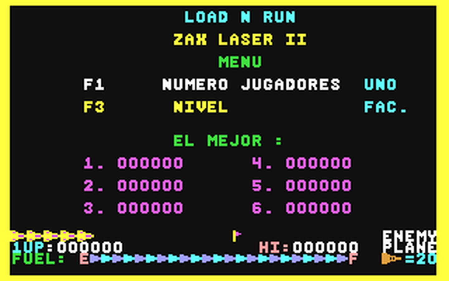 C64 GameBase Zax_Laser_II Load'N'Run 1986