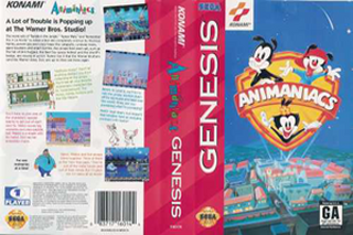 SMD GameBase Animaniacs Konami/Warner_Interactive 1994