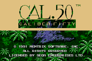 SMD GameBase Caliber_50 Mentrix_Software,_Inc. 1990