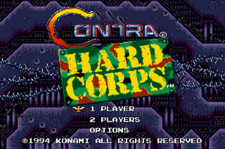 SMD GameBase Contra:_Hard_Corps Konami_Co.,_Ltd. 1994