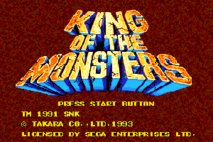 SMD GameBase King_Of_The_Monsters SEGA_Enterprises_Ltd. 1993