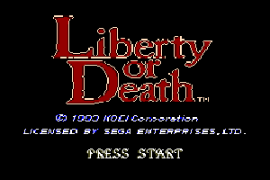 SMD GameBase Liberty_Or_Death KOEI_Corporation 1993