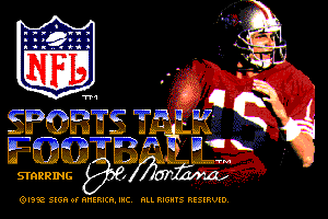 SMD GameBase NFL_Sportstalk_Football_'93_Starring_Joe_Montana SEGA_Enterprises_Ltd. 1992