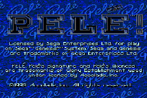 SMD GameBase Pele! Accolade,_Inc. 1993