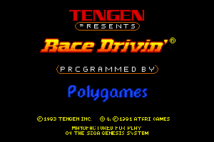 SMD GameBase Race_Drivin' Atari/Tengen 1993