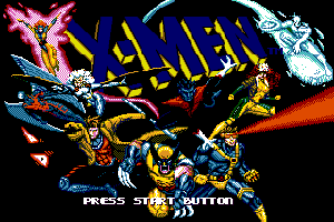 SMD GameBase X-Men Sega_BORRAR 1993