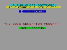 ZX GameBase Adventure_Builder_System Tartan_Software 1987