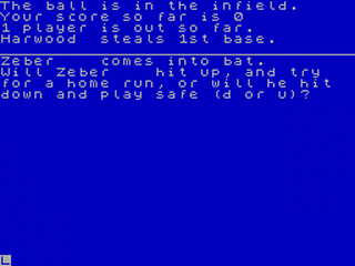 ZX GameBase Baseball ZX_Computing 1983