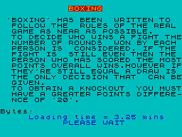 ZX GameBase Boxing Silicon_Joy 1984
