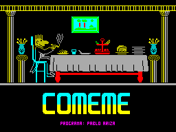 ZX GameBase Cómeme MicroHobby 1986