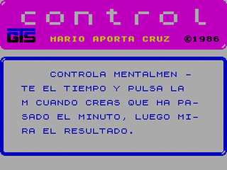 ZX GameBase Control Grupo_de_Trabajo_Software 1985