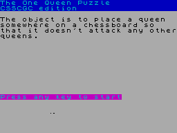 ZX GameBase Queen_Puzzle CSSCGC 1999
