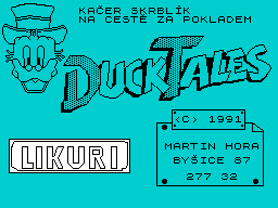 ZX GameBase Duck_Tales Likuri_Software 1991