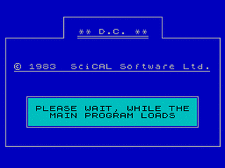 ZX GameBase D.C. SciCAL_Software 1983