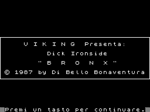 ZX GameBase Dick_Ironside:_Bronx Viking 1987