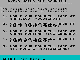 ZX GameBase Downhill_Champion Lambourne_Games 1988